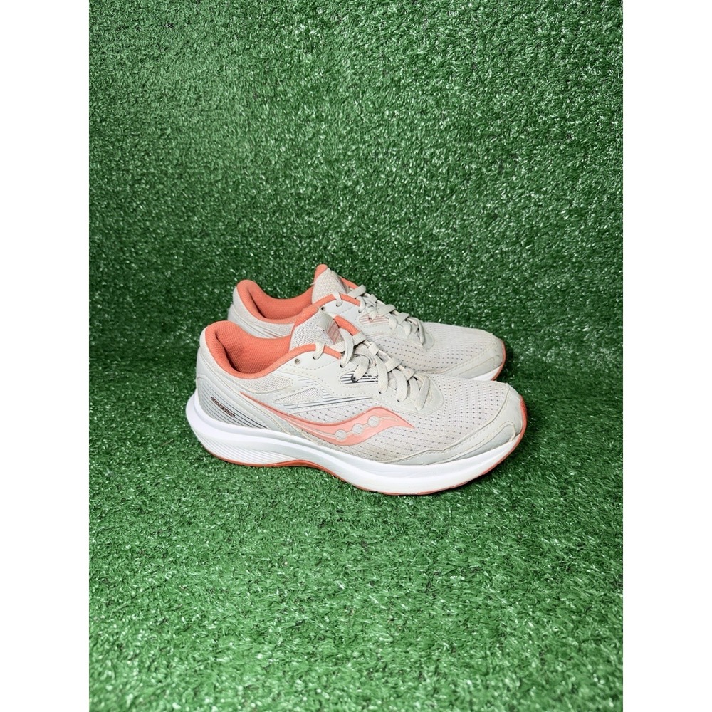 Saucony Women‎ Size 7.5 Cohesion 13 Grey Orange Running Shoes Sneakers S10559-15